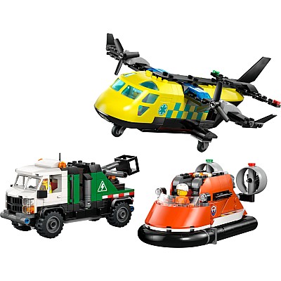 LEGO City Great Vehicles: Airplane, Service Truck & Hovercraft Remix