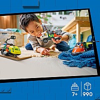 LEGO City Great Vehicles: Airplane, Service Truck & Hovercraft Remix