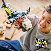 LEGO City Great Vehicles: Airplane, Service Truck & Hovercraft Remix