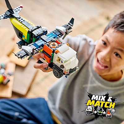 LEGO City Great Vehicles: Airplane, Service Truck & Hovercraft Remix