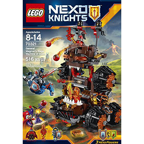 Registrering Burma Mange LEGO Nexo Knights 70321 General Magmar's Siege Machine of Doom Building Kit  (516 Piece) - Kremer's Toy And Hobby