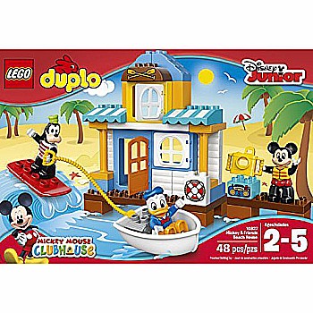 LEGO DUPLO Disney 10827 Mickey & Friends Beach House Building Kit (48 Piece)