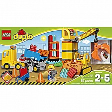 LEGO DUPLO Town 10813 Big Construction Site Building Kit (67 Piece)