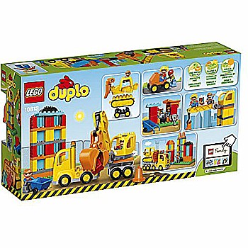 LEGO DUPLO Town 10813 Big Construction Site Building Kit (67 Piece)
