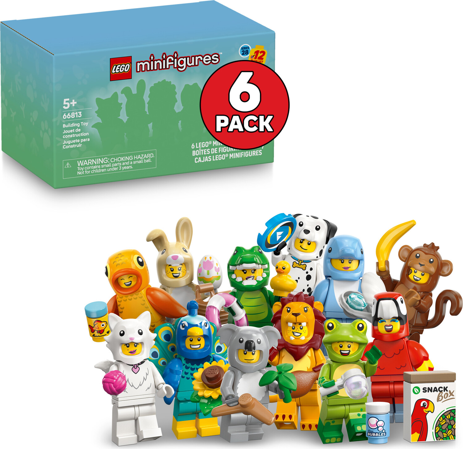 LEGO Minifigures: Animals Series 28 6 Pack