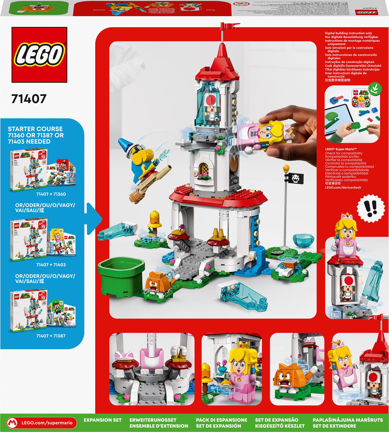 LEGO Super Mario Cat Peach Suit & Tower Set