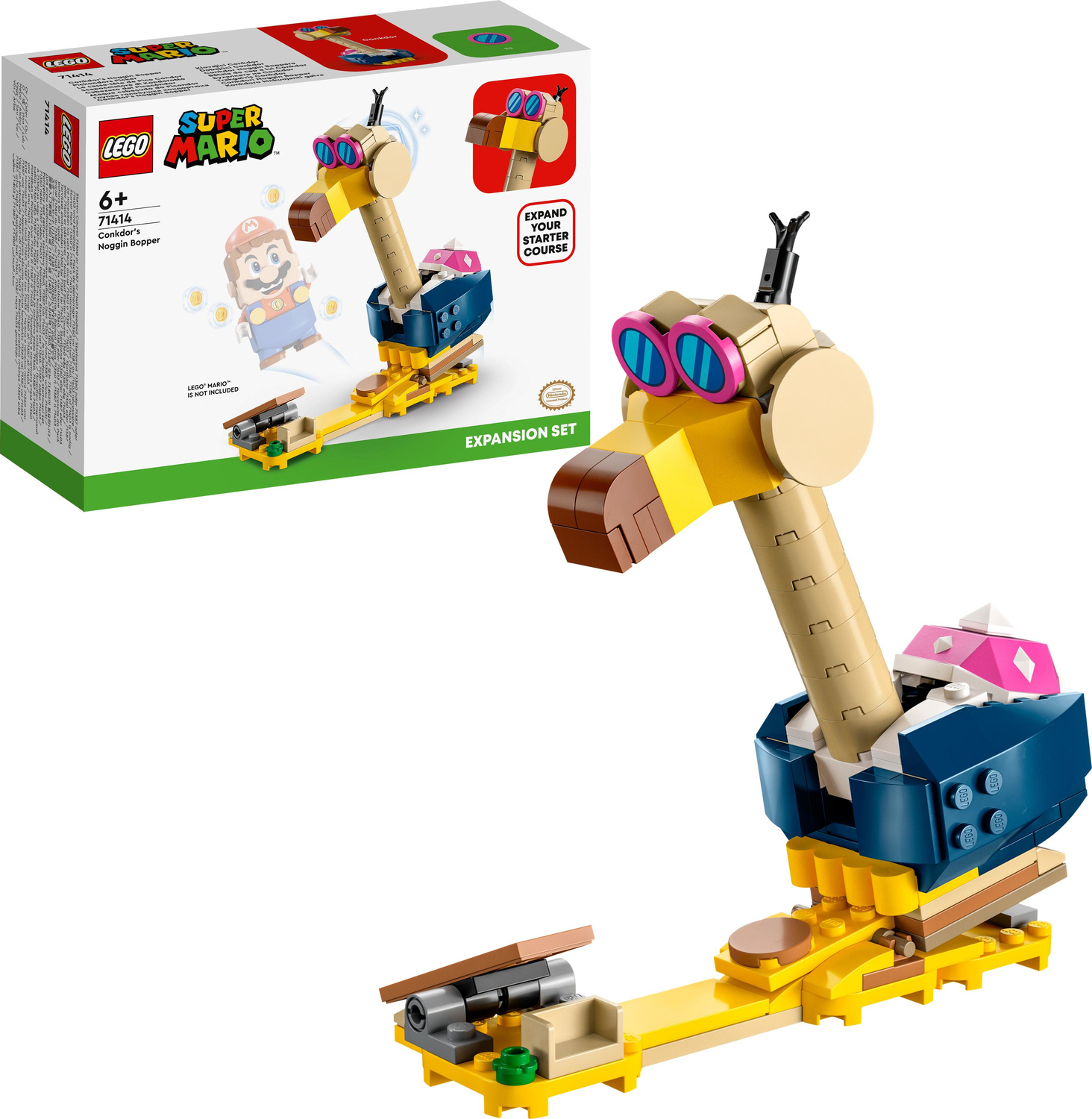 celle rysten sendt LEGO® Super Mario: Conkdor's Noggin Bopper Expansion Set - Imagination Toys