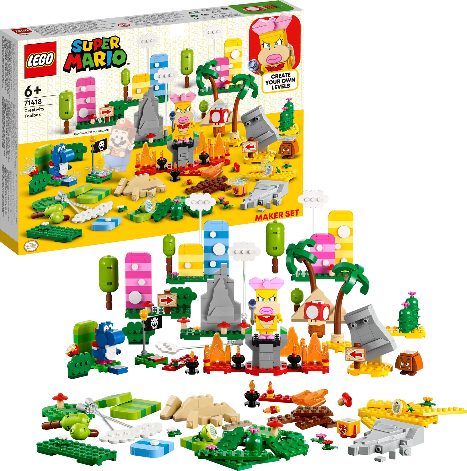 Lego Super Mario 71418 Creativity Toolbox Maker Set Teaching