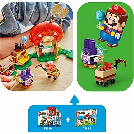 LEGO® Super Mario™ Nabbit at Toad's Shop Expansion Set