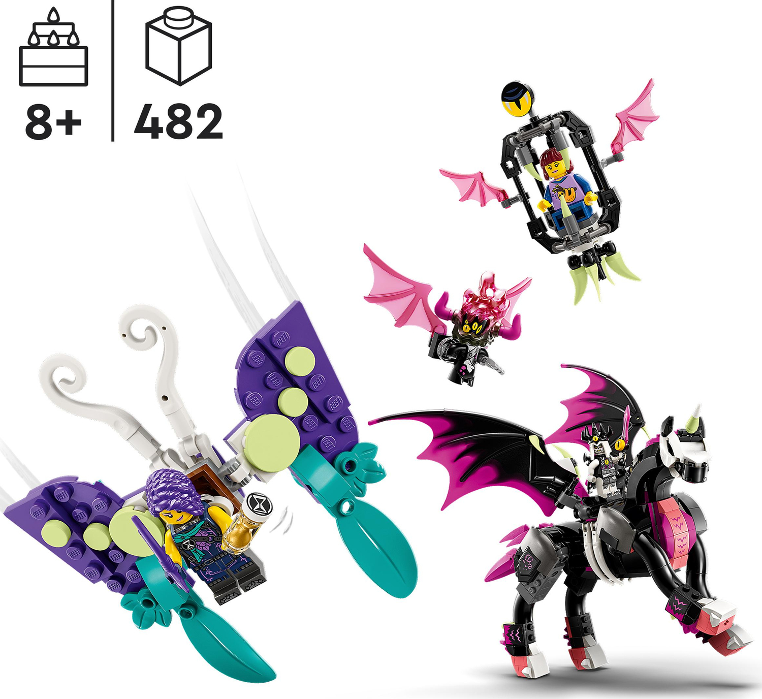 LEGO DREAMZzz Pegasus Flying Horse Toy 2 in 1