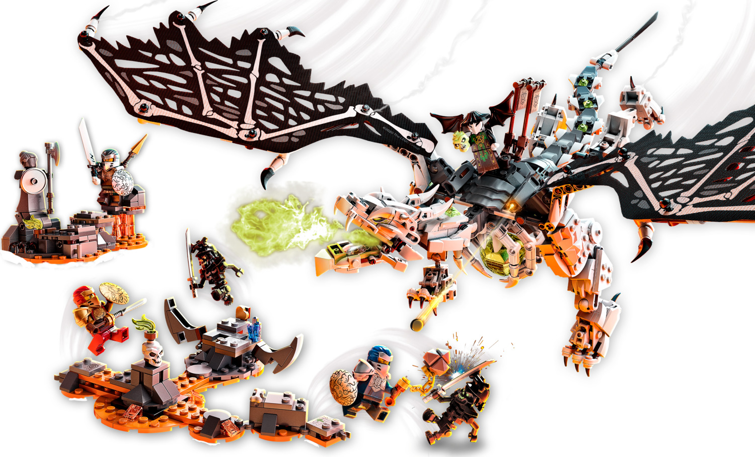 Covenous Dragon 2枚セット MOC-113671 Western Dragon | Letbricks