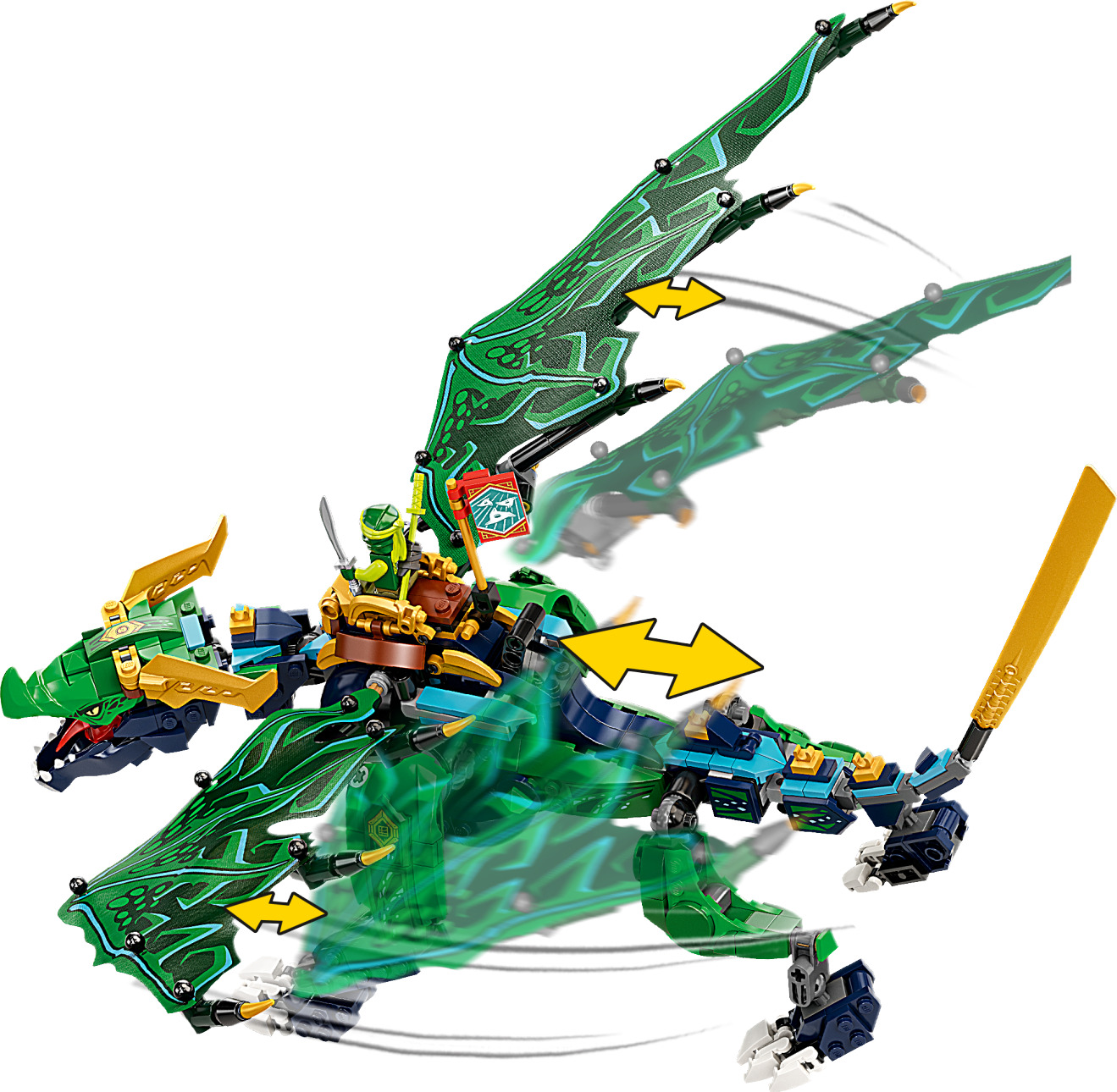 LEGO Ninjago 71766 Lloyd's Legendary Dragon – You want wings with