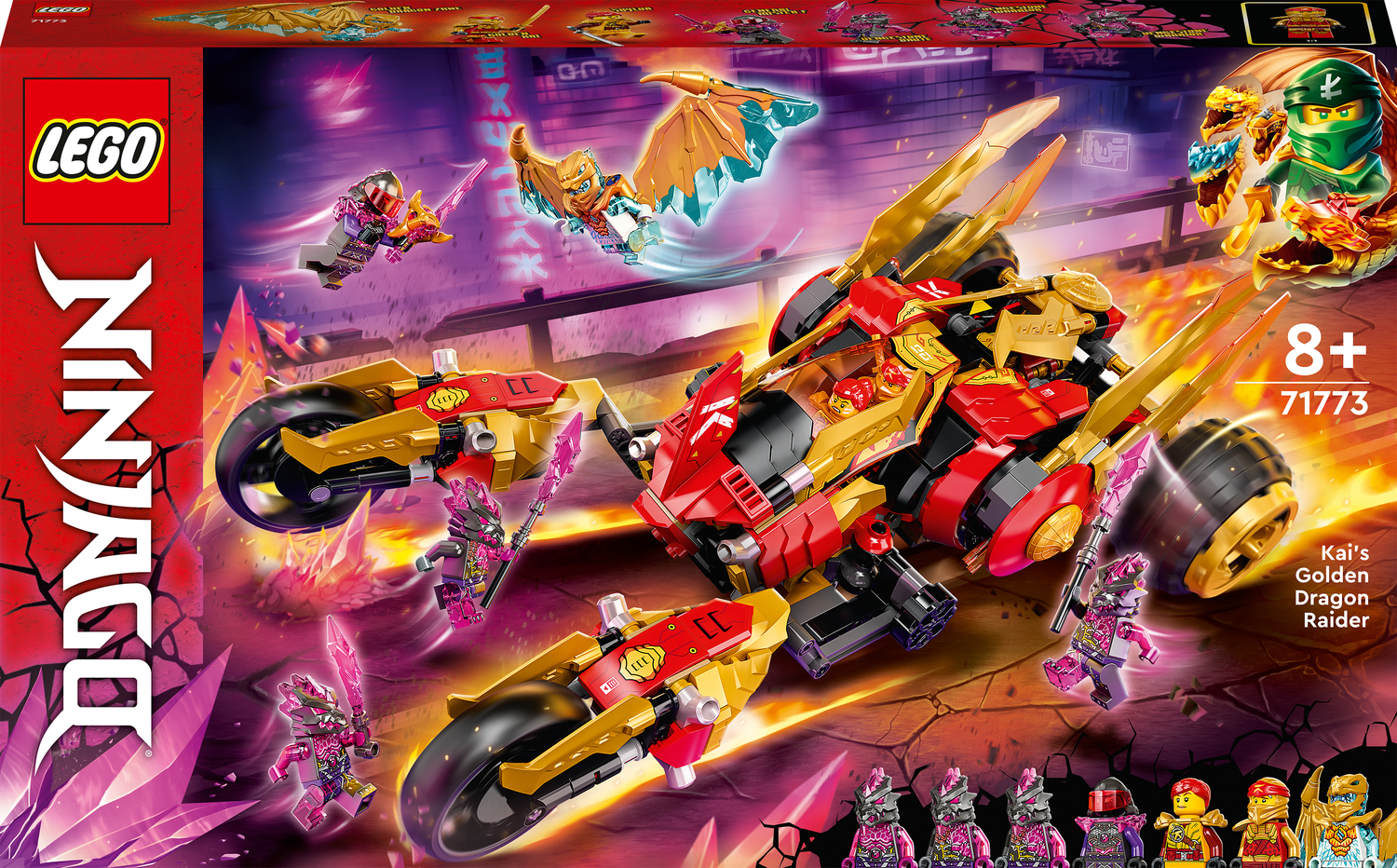 LEGO NINJAGO Kai's Golden Dragon Raider Set - Toys To Love