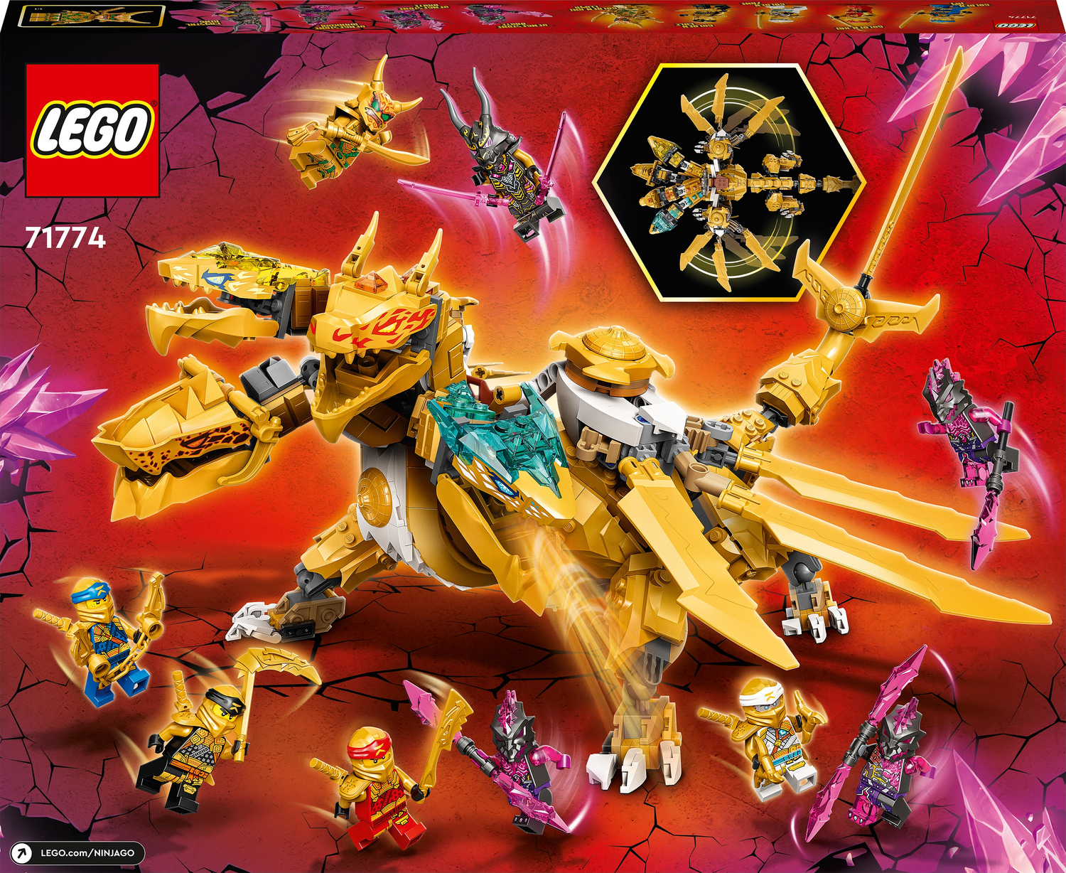 LEGO NINJAGO Lloyd's Golden Ultra Dragon Set - LEGO - Dancing Bear Toys