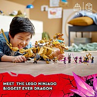 LEGO NINJAGO Lloyd's Golden Ultra Dragon Set