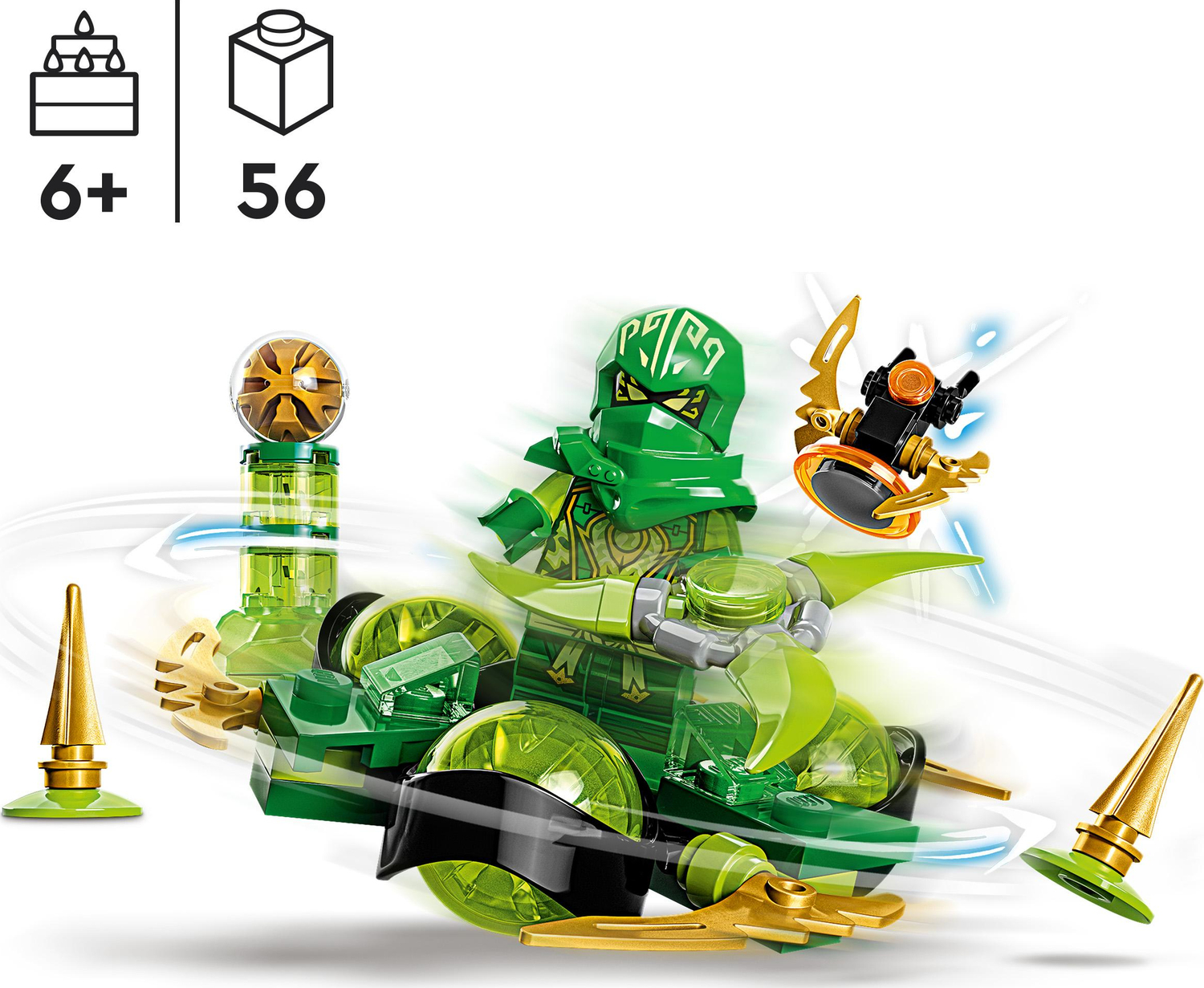 LEGO NINJAGO Lloyd's Dragon Power Spinjitzu Spin