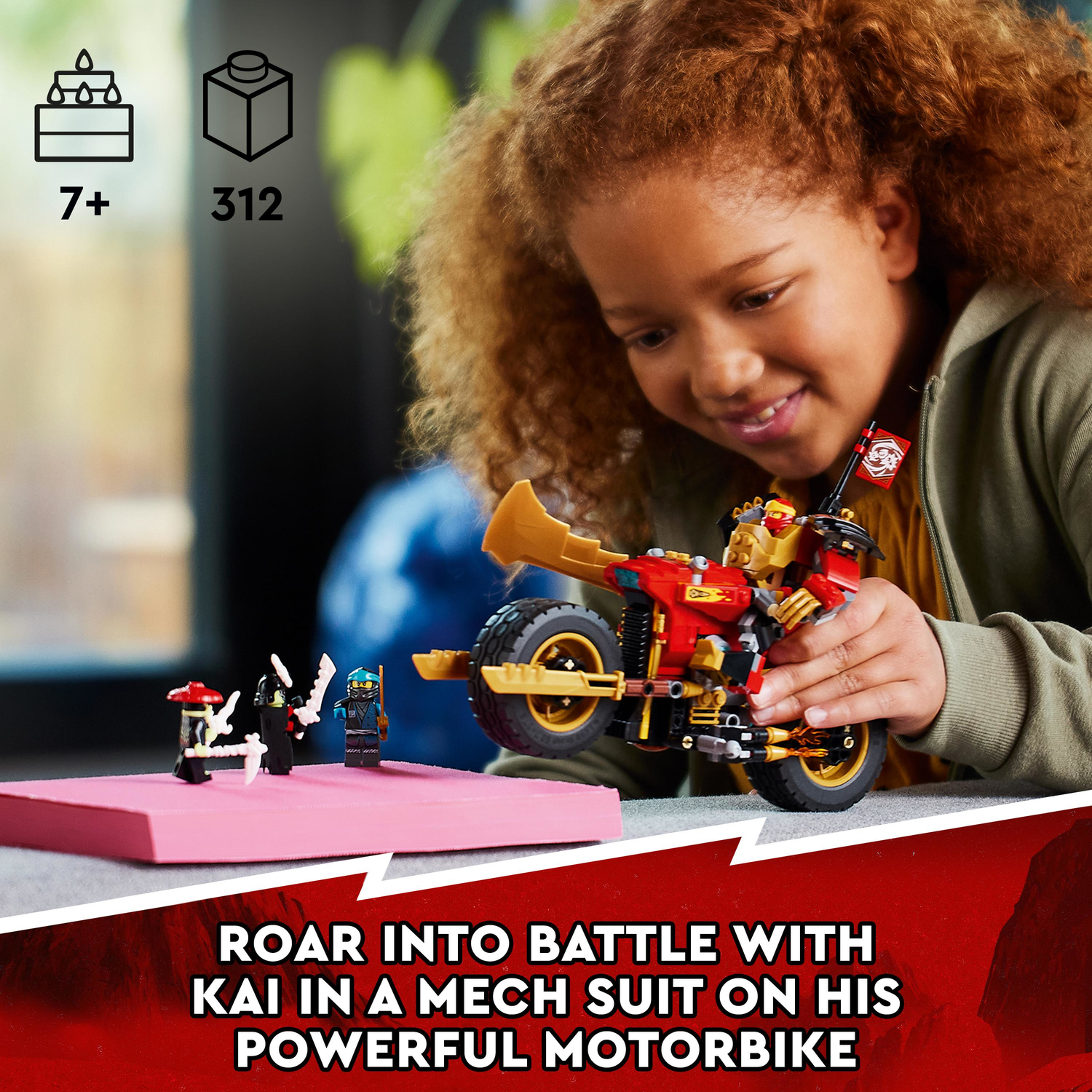 Lego Ninjago 71783 Kai\'s Toys Teaching Mech - and EVO Rider Books