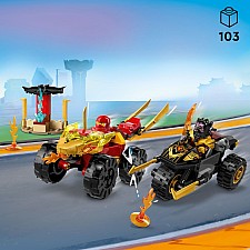 LEGO® Ninjago: Kai and Ras's Car and Bike Battle
