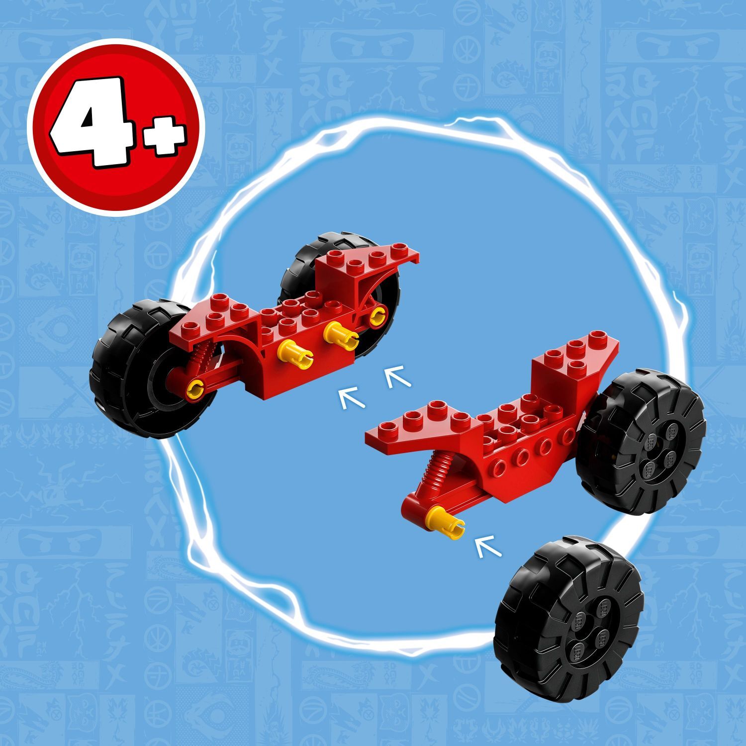 LEGO® Ninjago: Kai and Ras's Car and Bike Battle