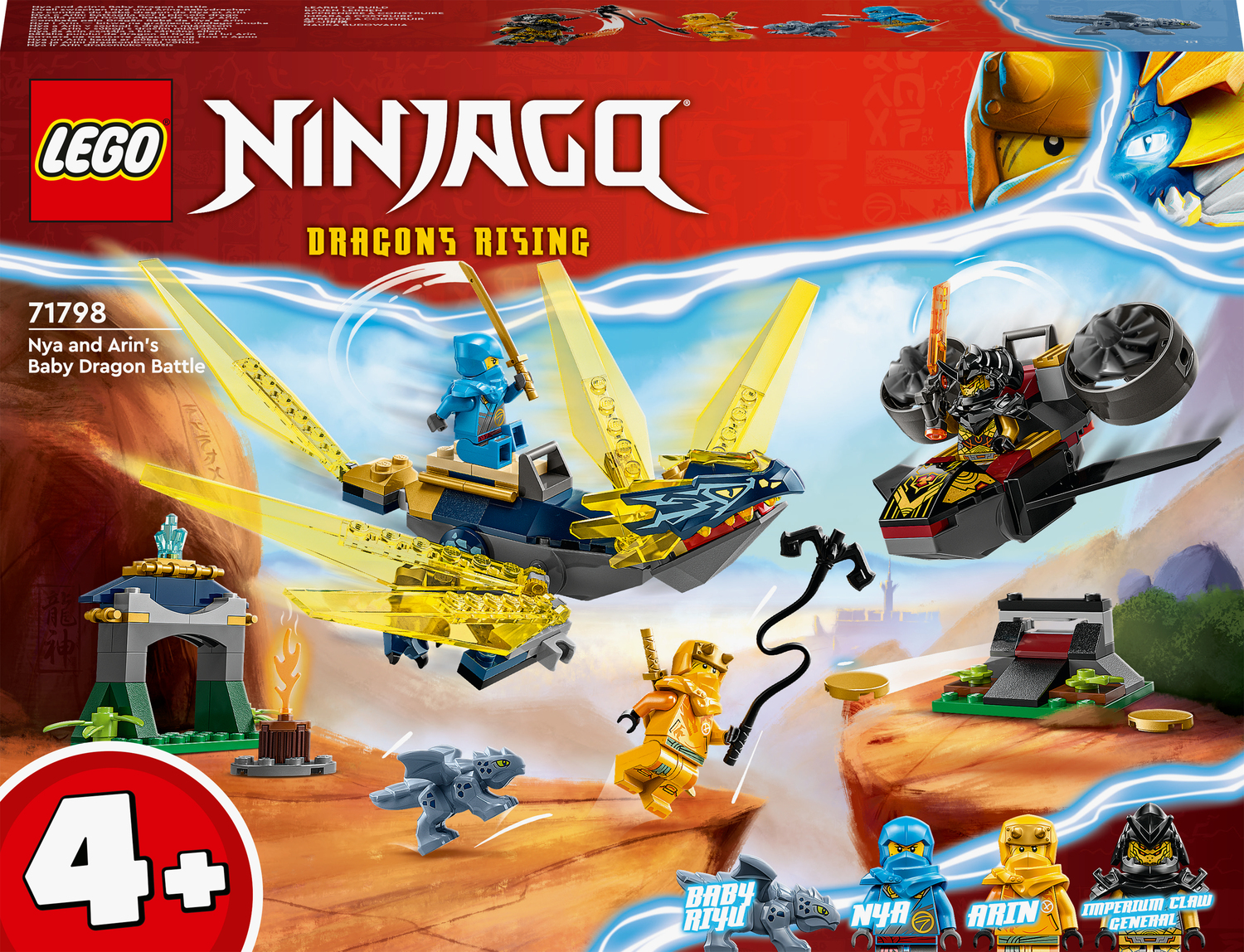 LEGO NINJAGO Nya and Arin's Baby Dragon Battle - Imagine That Toys