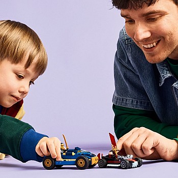  Lego Ninjago 71840 Rogue vs Drix Race Car Duel	