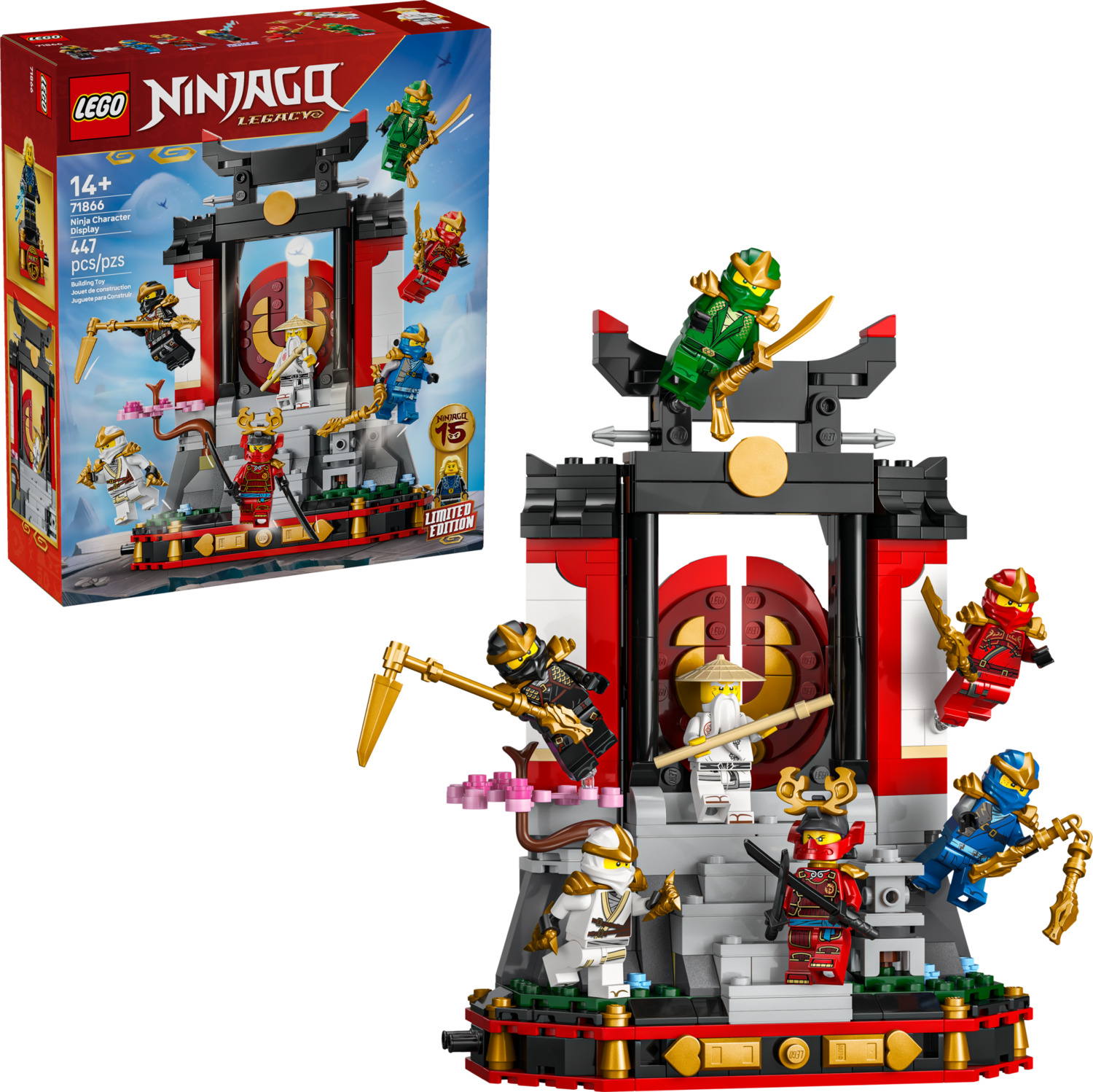 LEGO Ninjago: Ninja Character Display 15th Anniversary