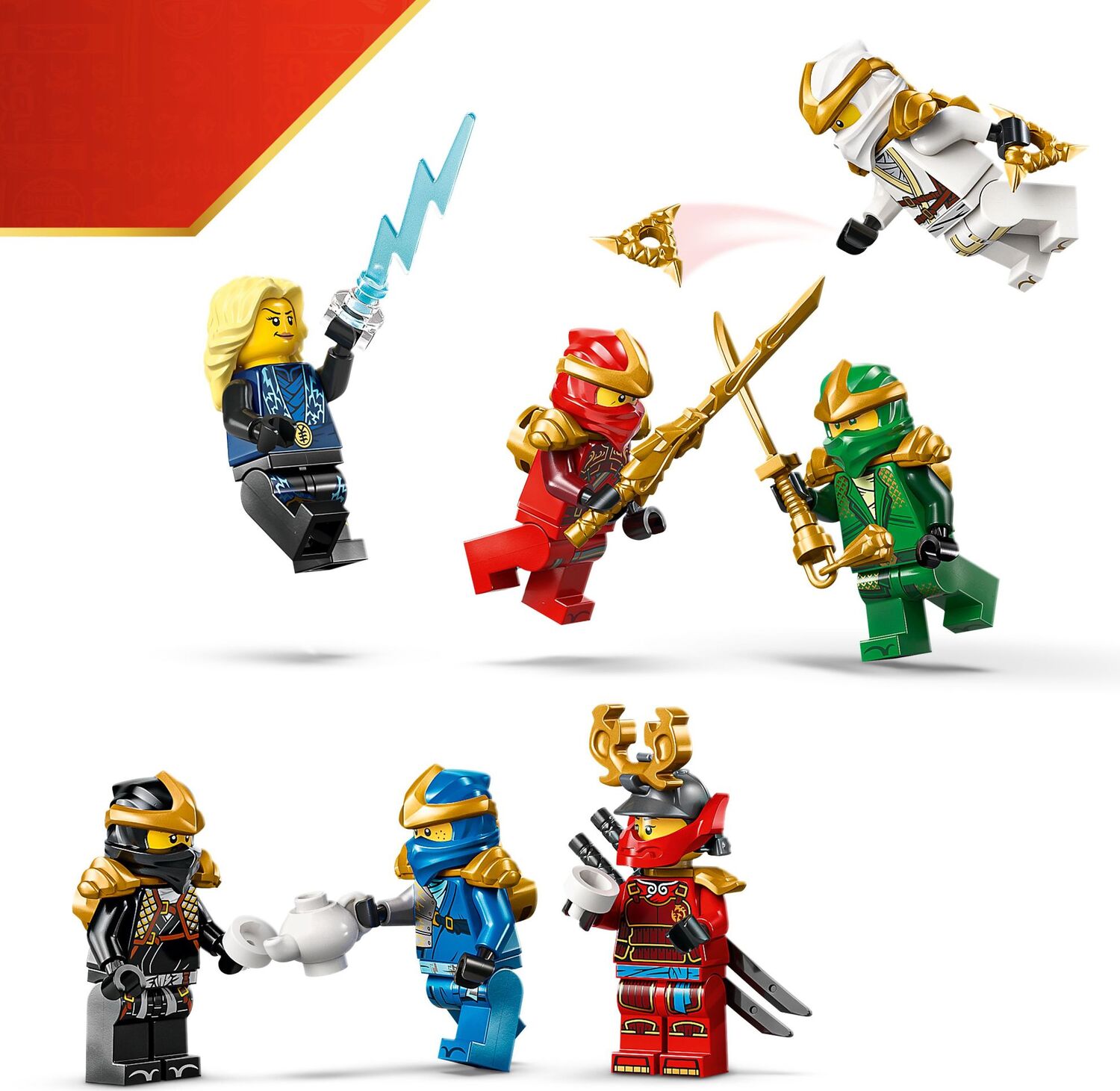 LEGO Ninjago: Ninja Character Display 15th Anniversary