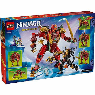 LEGO® NINJAGO® Wyldfyre's Transforming Dragon Mech
