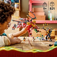 LEGO NINJAGO 71868 Wyldfyre's Transforming Dragon Mech