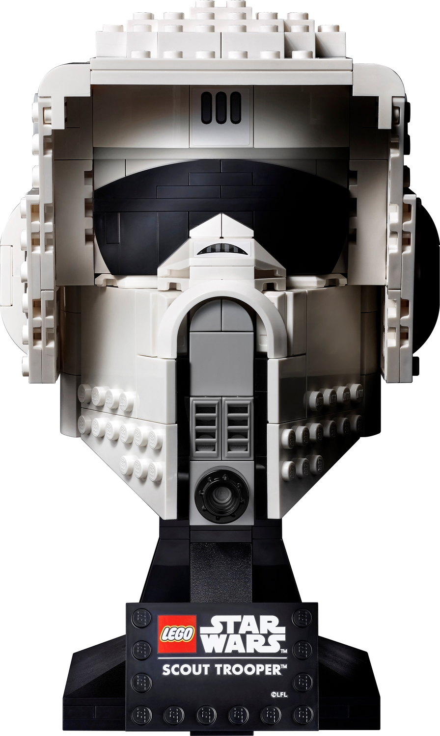 Scout trooper lego helmet new arrivals