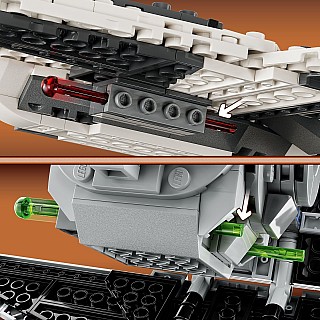 LEGO® Star Wars™: Mandalorian Fang Fighter vs. TIE Interceptor™