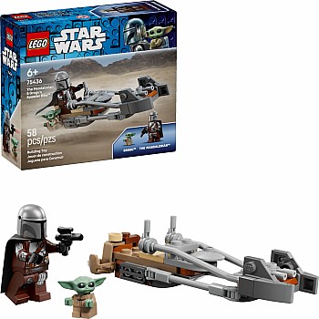  Lego Star Wars 75436 The Mandalorian and Grogu's Speeder 