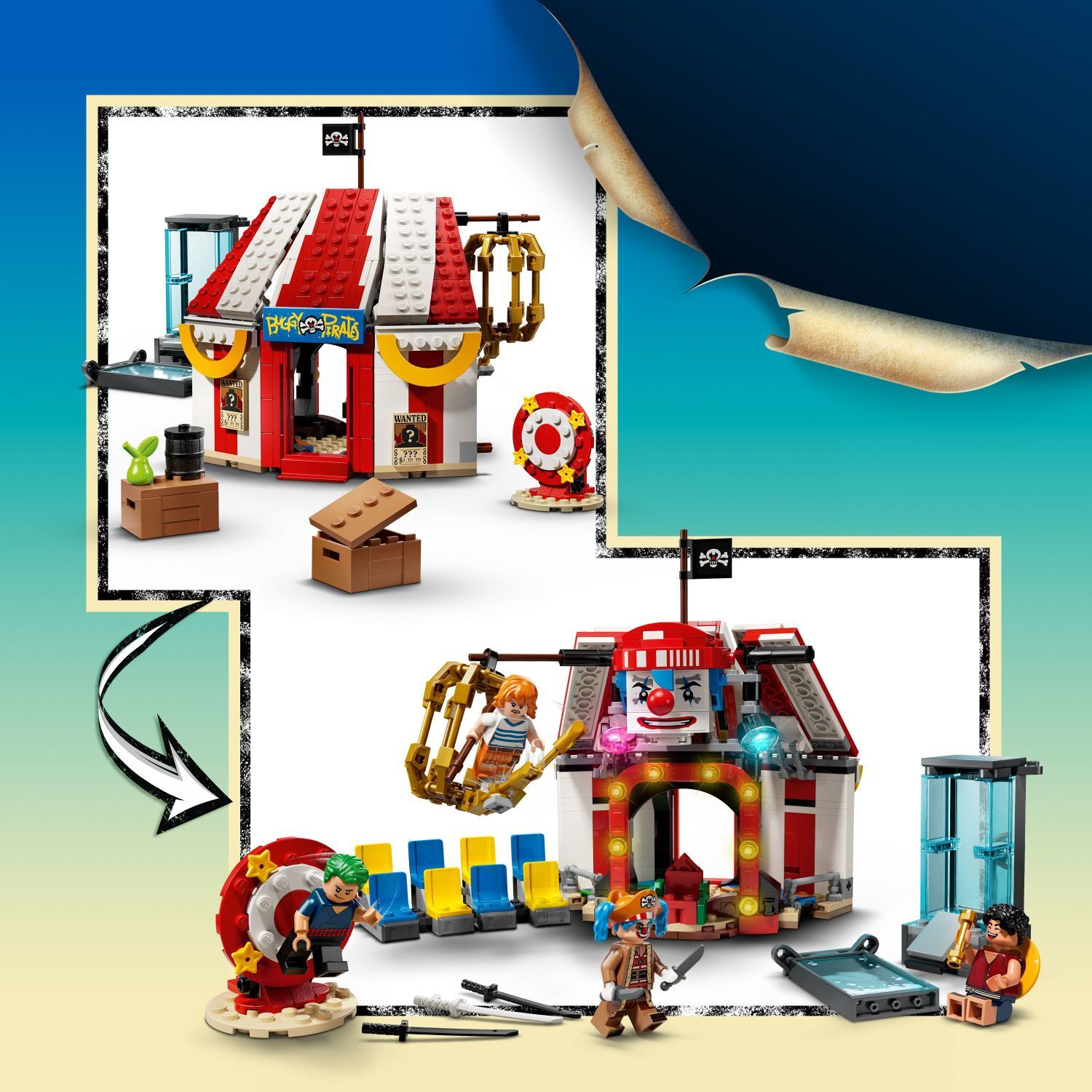 LEGO ONE PIECE: Buggy the Clown's Circus Tent