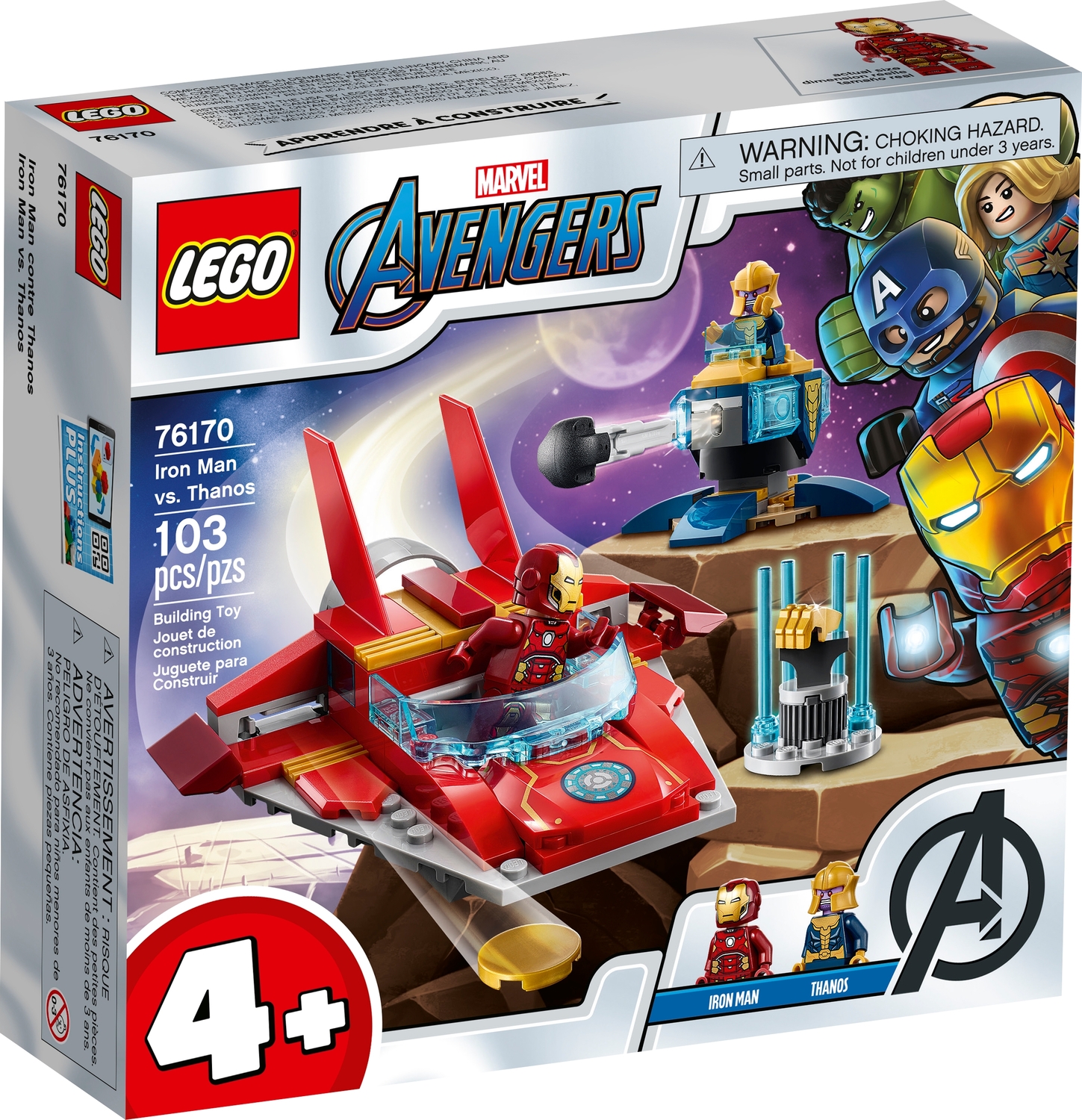 LEGO 76170 Iron Man Vs. Thanos - Building Blocks