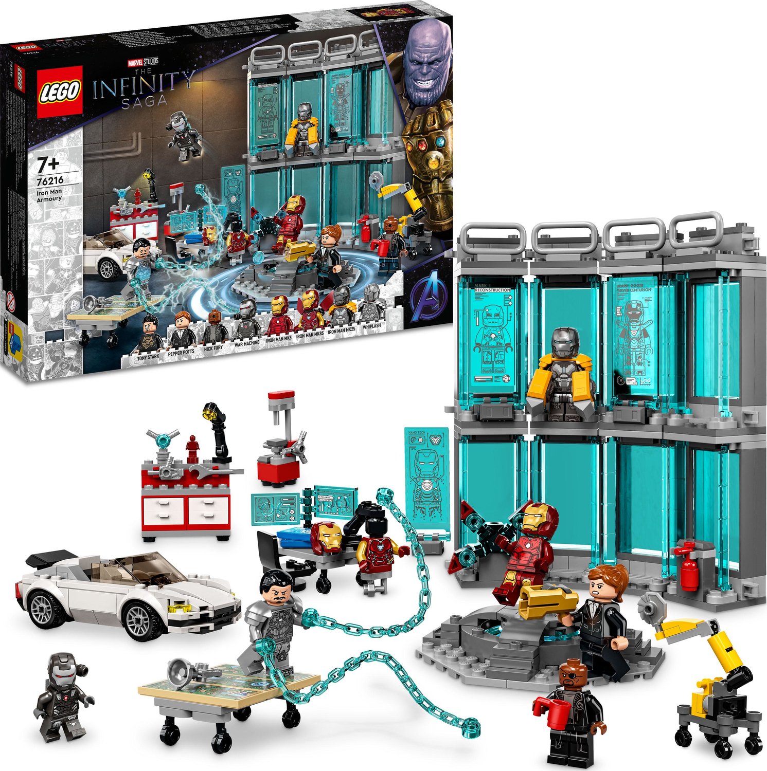 LEGO Marvel Iron Man Armory Buildable Toy - Imagination Toys