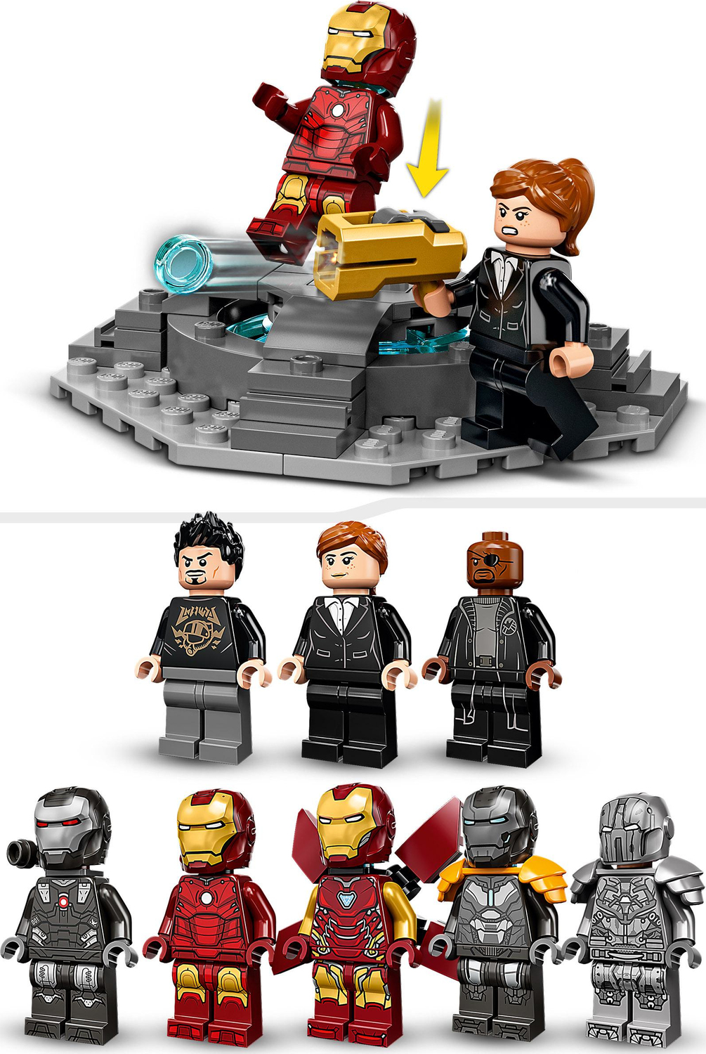 LEGO 76216 Marvel Iron Man Armory Buildable Toy