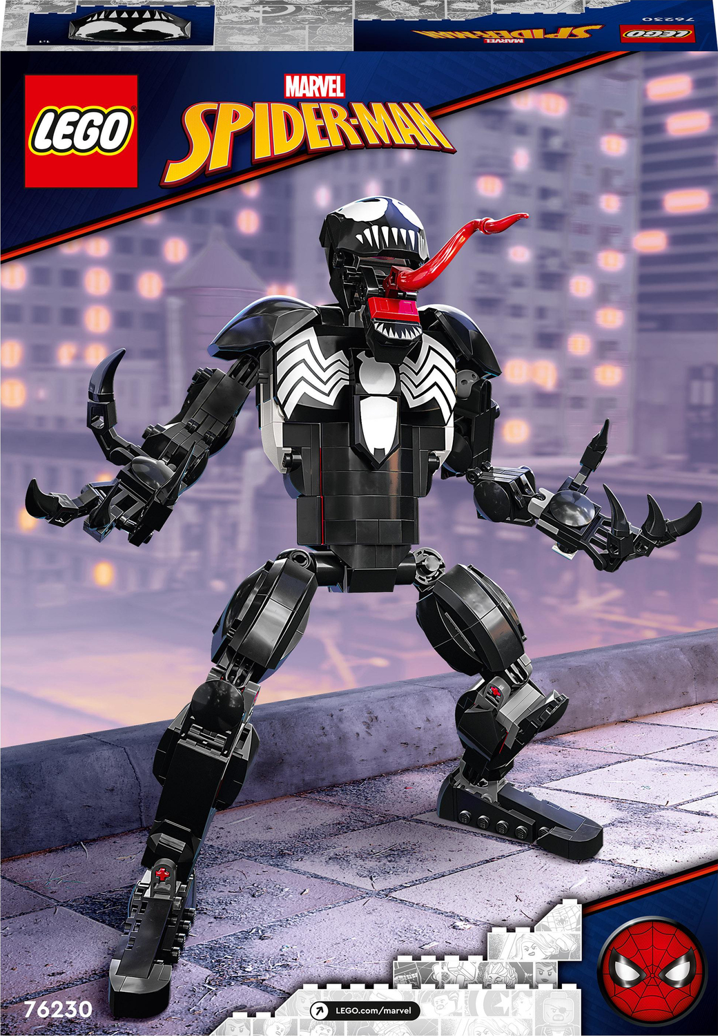  LEGO Marvel Venom Figure, 76230 Fully Articulated Super Villain  Action Toy, Spider-Man Universe Collectible Set, Alien Toys for Boys and  Girls : Toys & Games