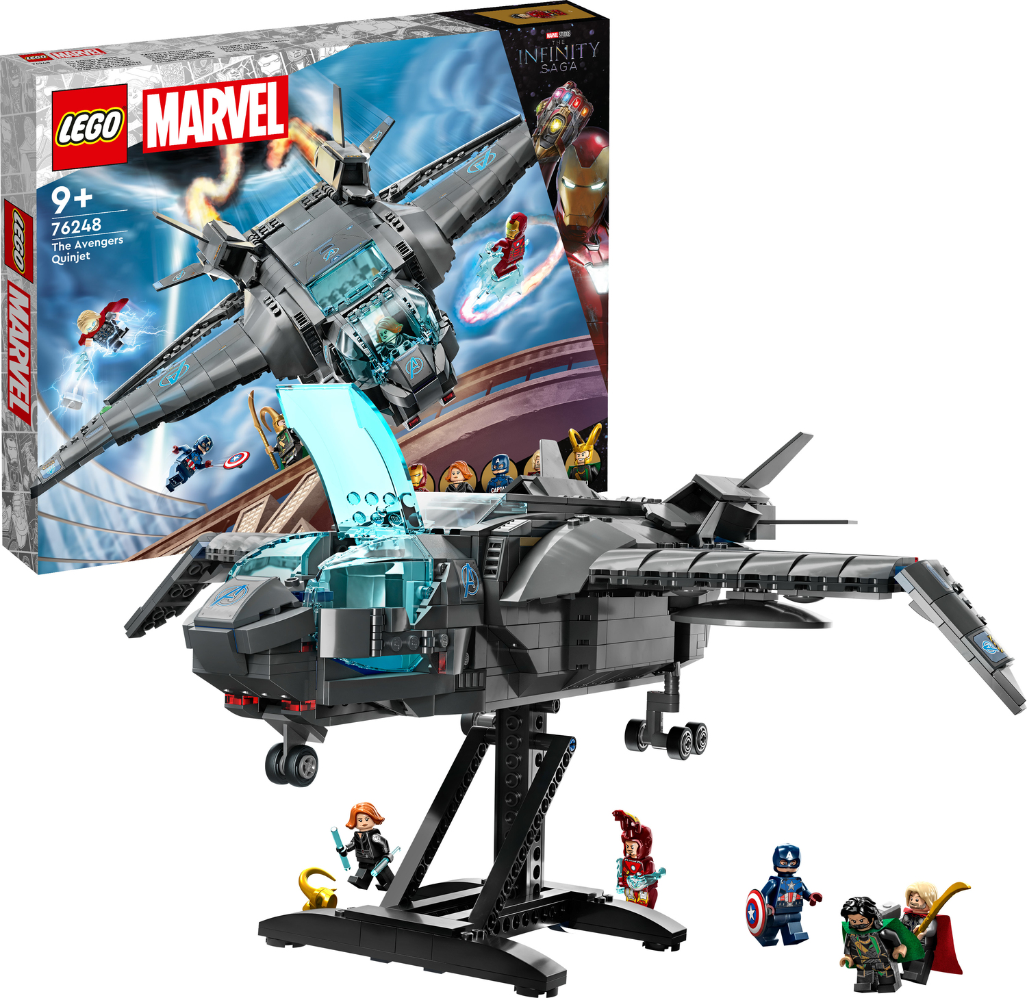 LEGO® Marvel Avengers The Avengers Quinjet Lucky Duck Toys