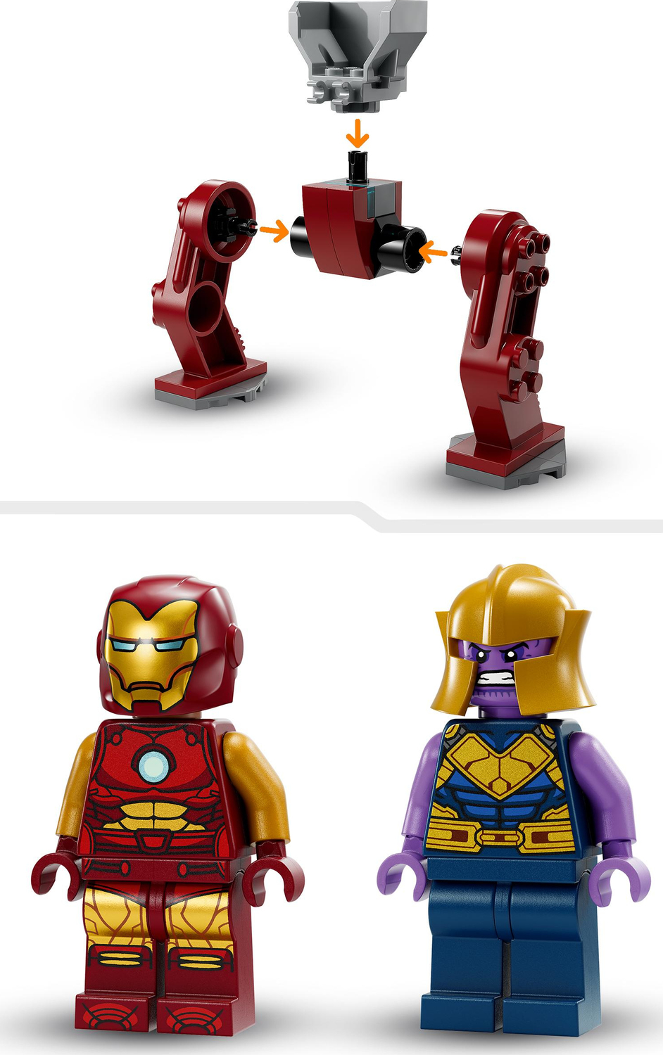 LEGO Marvel Iron Man Hulkbuster vs. Thanos Set