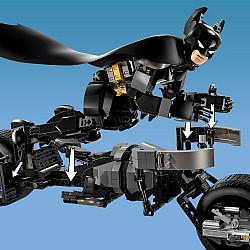  Lego Superhero DC 76273 Batman Construction Figure and Bat-Pod Bike	