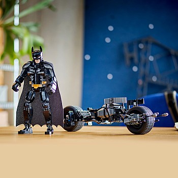  Lego Superhero DC 76273 Batman Construction Figure and Bat-Pod Bike	