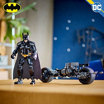  Lego Superhero DC 76273 Batman Construction Figure and Bat-Pod Bike	