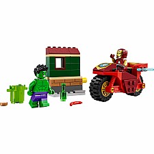 LEGO Super Heroes: Iron Man with Bike and The Hulk