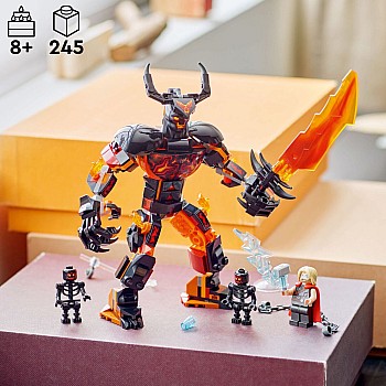  Lego Marvel 76289 Thor vs. Surtur Construction Figure	