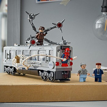  Lego Marvel 76321 Spider Man vs Doc Ock Subway Train Scene	