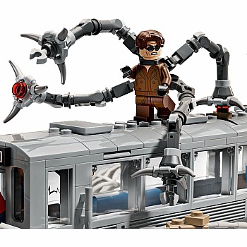  Lego Marvel 76321 Spider Man vs Doc Ock Subway Train Scene	