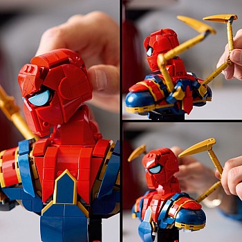  Lego Marvel 76326 Iron Spider Man Bust	