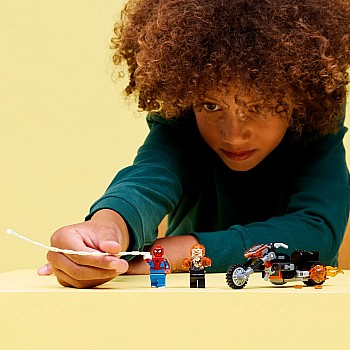  Lego Marvel 76335 Spider-Man vs. Ghost Rider Motorcycle 