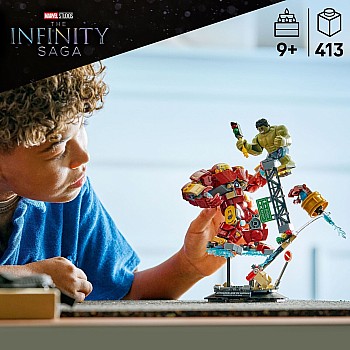  Lego Marvel 76343 Epic Battle: Hulkbuster vs. The Hulk 