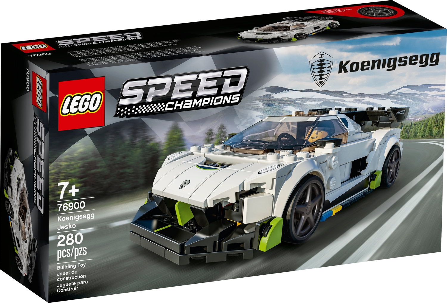 LEGO 76900 Speed Champions: Koenigsegg Jesko - Building Blocks